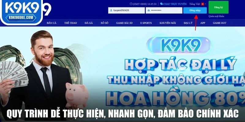 Quy trình dễ thực hiện, nhanh gọn, đảm bảo chính xác